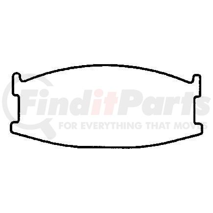 MKD175 by BENDIX - DISC PAD PKG