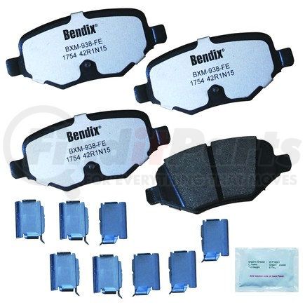 MKD1754FM by BENDIX - FLEET METLOK Disc Brake Pad Set