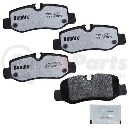 MKD1893FM by BENDIX - FLEET METLOK Disc Brake Pad Set