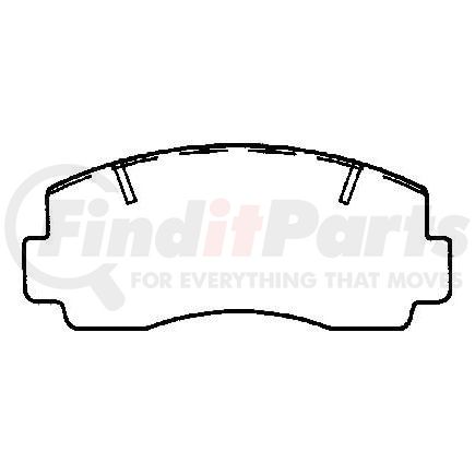 MKD195 by BENDIX - DISC PAD PKG