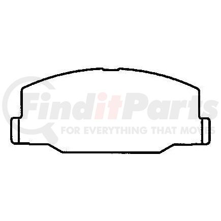 MKD245IQ by BENDIX - Semi-Met Disc Pad Set