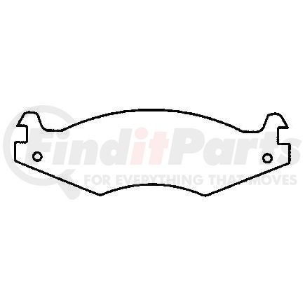 MKD203SUV by BENDIX - Semi-Met Disc Pad Set