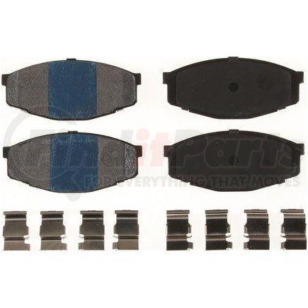 MKD207 by BENDIX - Disc Brake Pad Set - Semi Metallic