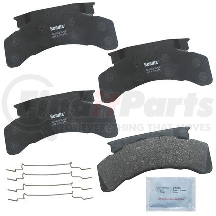 MKD224FM by BENDIX - FLEET METLOK Disc Brake Pad Set