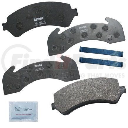 MKD225AFM by BENDIX - FLEET METLOK Disc Brake Pad Set