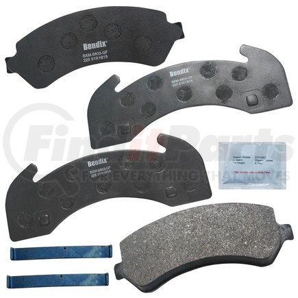 MKD225FM by BENDIX - FLEET METLOK Disc Brake Pad Set