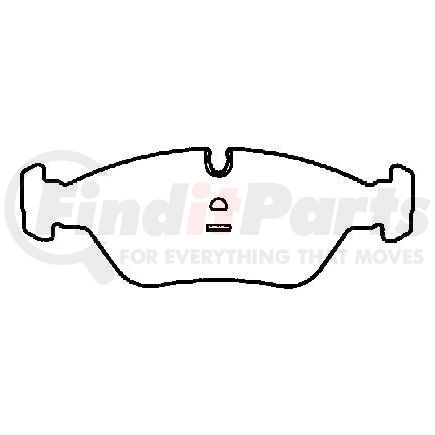 MKD253IQ by BENDIX - Semi-Met Disc Pad Set