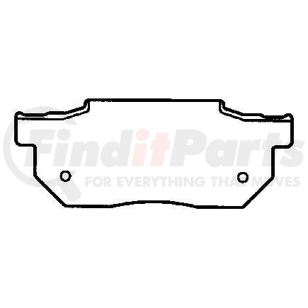 MKD256IQ by BENDIX - Semi-Met Disc Pad Set