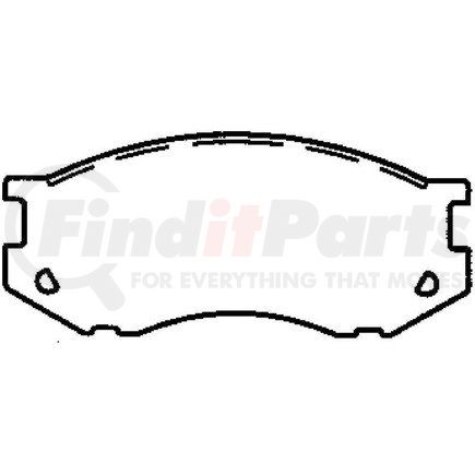 MKD263 by BENDIX - Disc Brake Pad Set