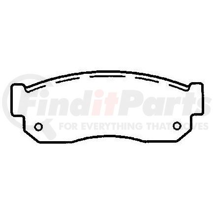 MKD275 by BENDIX - Disc Brake Pad Set