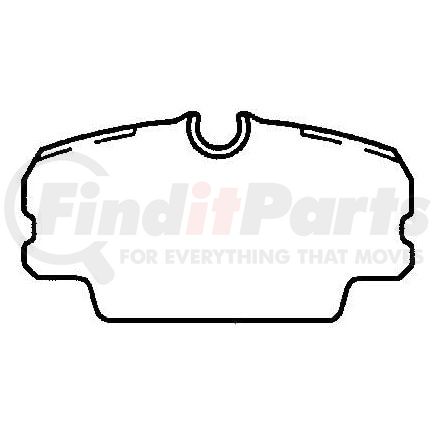 MKD278IQ by BENDIX - Semi-Met Disc Pad Set