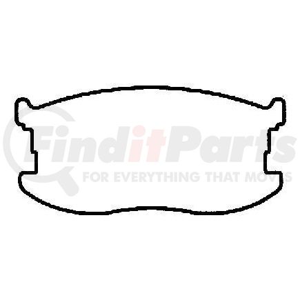 MKD297IQ by BENDIX - Semi-Met Disc Pad Set