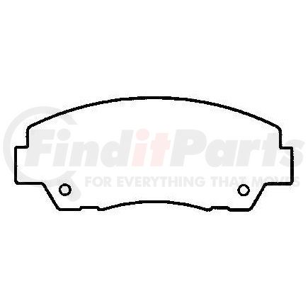 MKD320 by BENDIX - Disc Brake Pad Set
