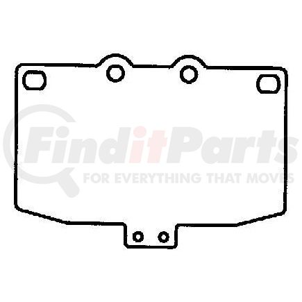 MKD331 by BENDIX - Semi-Met Disc Pad Set