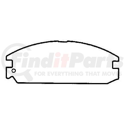 MKD334 by BENDIX - DISC PAD PKG