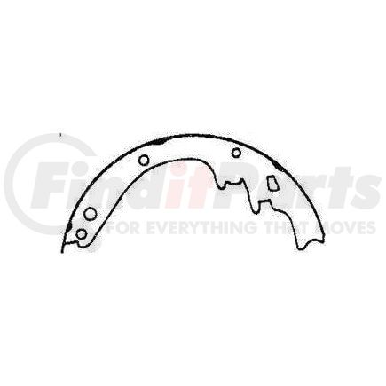 RAF462 by BENDIX - Relined NAO Shoe Set