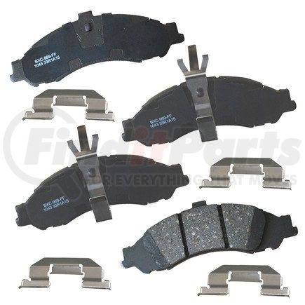 SBC1043 by BENDIX - Stop Ceramic Disc Pad Set