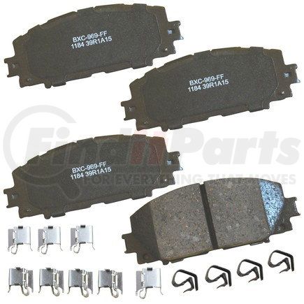 SBC1184 by BENDIX - Stop Ceramic Disc Pad Set