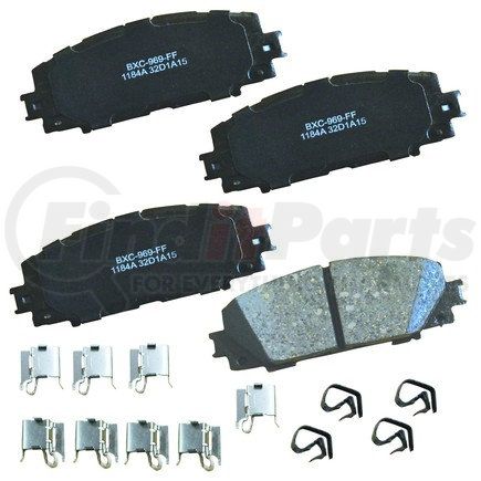 SBC1184A by BENDIX - STOP CERAMIC DISC PAD SET