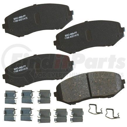 SBC1188 by BENDIX - STOP CERAMIC DISC PAD SET