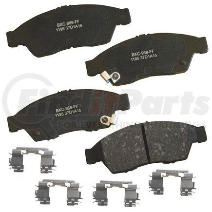 SBC1195 by BENDIX - Stop Ceramic Disc Pad Set