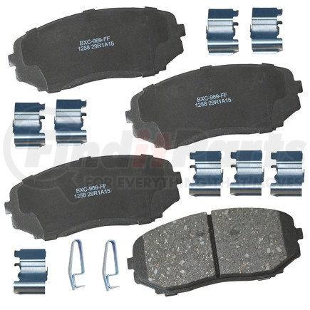 SBC1258 by BENDIX - Stop Ceramic Disc Pad Set