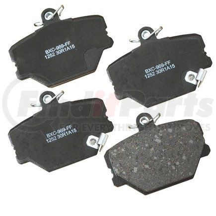 SBC1252 by BENDIX - STOP CERAMIC DISC PAD SET