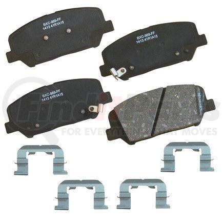 SBC1413 by BENDIX - STOP CERAMIC DISC PAD SET