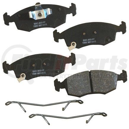 SBC1568 by BENDIX - STOP CERAMIC DISC PAD SET