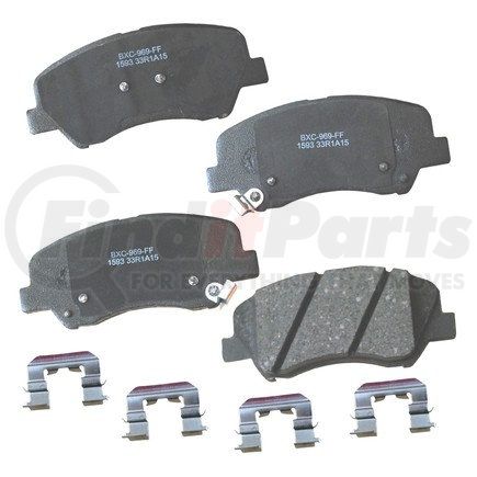 SBC1593 by BENDIX - Stop Ceramic Disc Pad Set