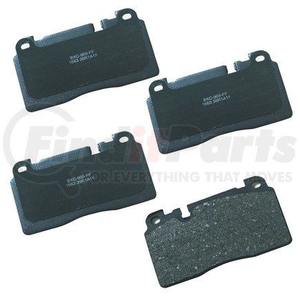 SBC1663 by BENDIX - Stop Ceramic Disc Pad Set