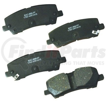 SBC1793 by BENDIX - Stop Ceramic Disc Pad Set