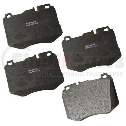 SBC1796 by BENDIX - STOP CERAMIC DISC PAD SET