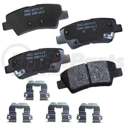 SBC1848 by BENDIX - Stop Ceramic Disc Pad Set