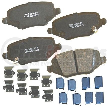 SBC1719 by BENDIX - Stop Ceramic Disc Pad Set