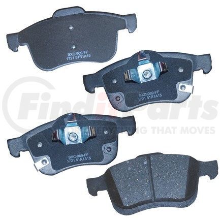 SBC1721 by BENDIX - STOP CERAMIC DISC PAD SET