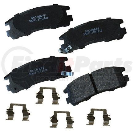 SBC383K1 by BENDIX - Stop Ceramic Disc Pad Set