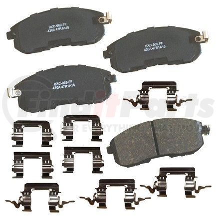 SBC430A by BENDIX - Stop Ceramic Disc Pad Set