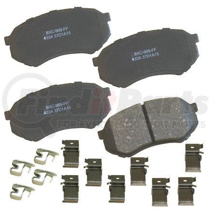 SBC433A by BENDIX - Stop Ceramic Disc Pad Set