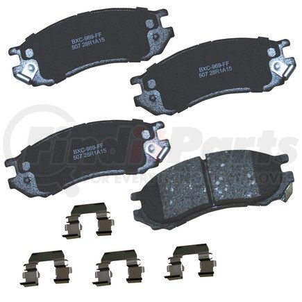 SBC507 by BENDIX - STOP CERAMIC DISC PAD SET