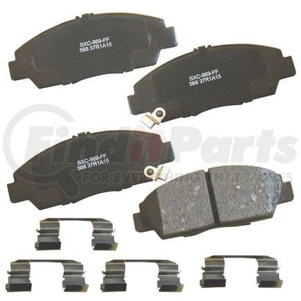 SBC568 by BENDIX - STOP CERAMIC DISC PAD SET