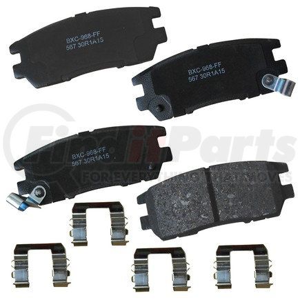 SBC567 by BENDIX - STOP CERAMIC DISC PAD SET