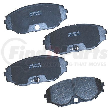 SBC587 by BENDIX - STOP CERAMIC DISC PAD SET