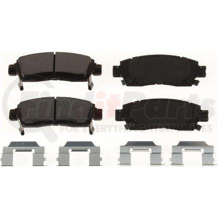 MKD883 by BENDIX - Disc Brake Pad Set - Semi Metallic