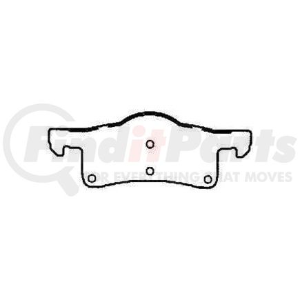 MKD935SUV by BENDIX - Semi-Met Disc Pad Set