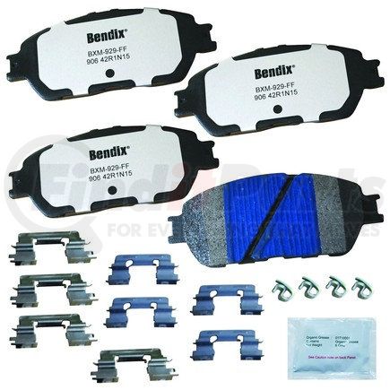 MKD906FM by BENDIX - FLEET METLOK Disc Brake Pad Set