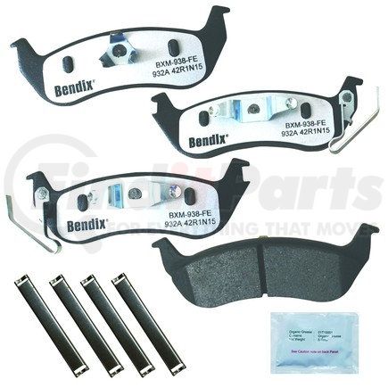 MKD932AFM by BENDIX - FLEET METLOK Disc Brake Pad Set