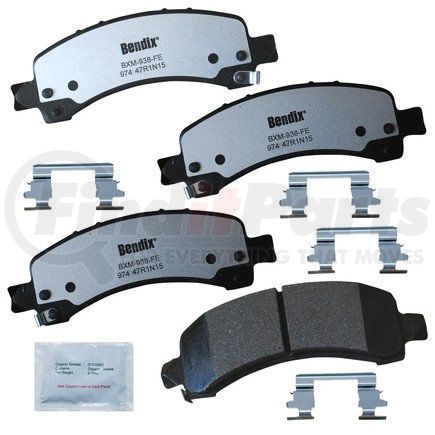 MKD974FM by BENDIX - FLEET METLOK Disc Brake Pad Set