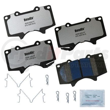 MKD976FM by BENDIX - FLEET METLOK Disc Brake Pad Set