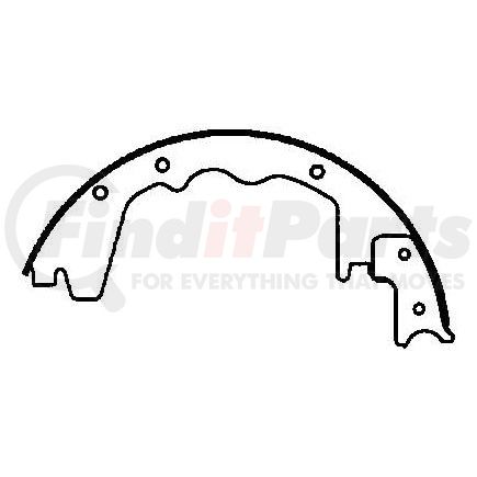 R357F by BENDIX - Relined Shoe Set